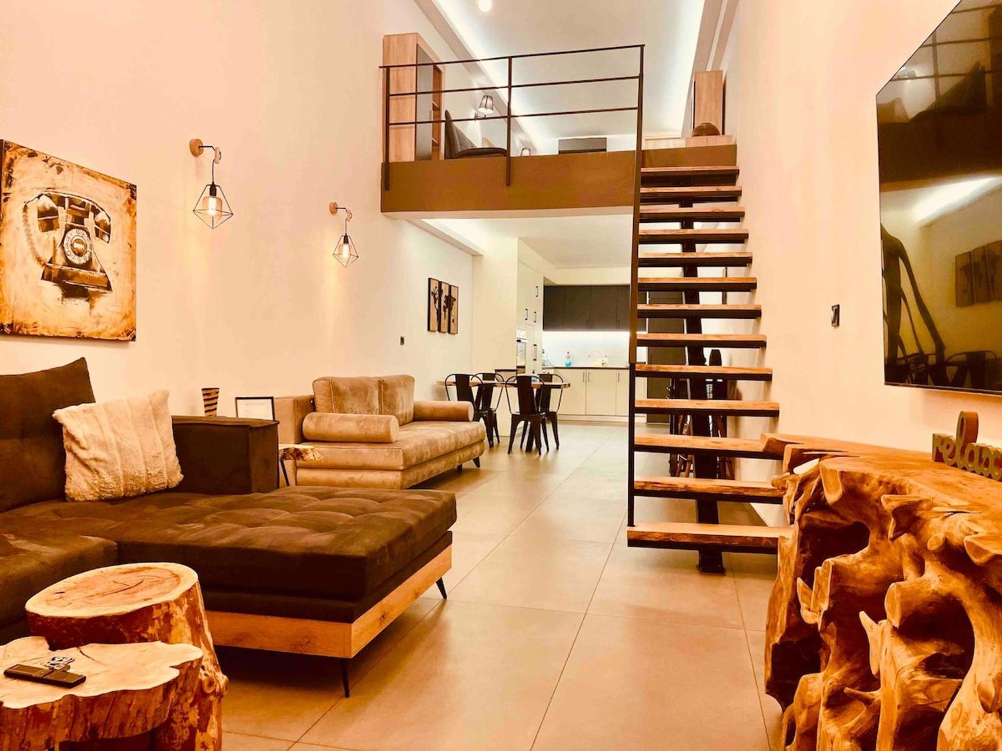 Loft Athens -Nomad Friendly # Superhost Hub# Daire Dış mekan fotoğraf